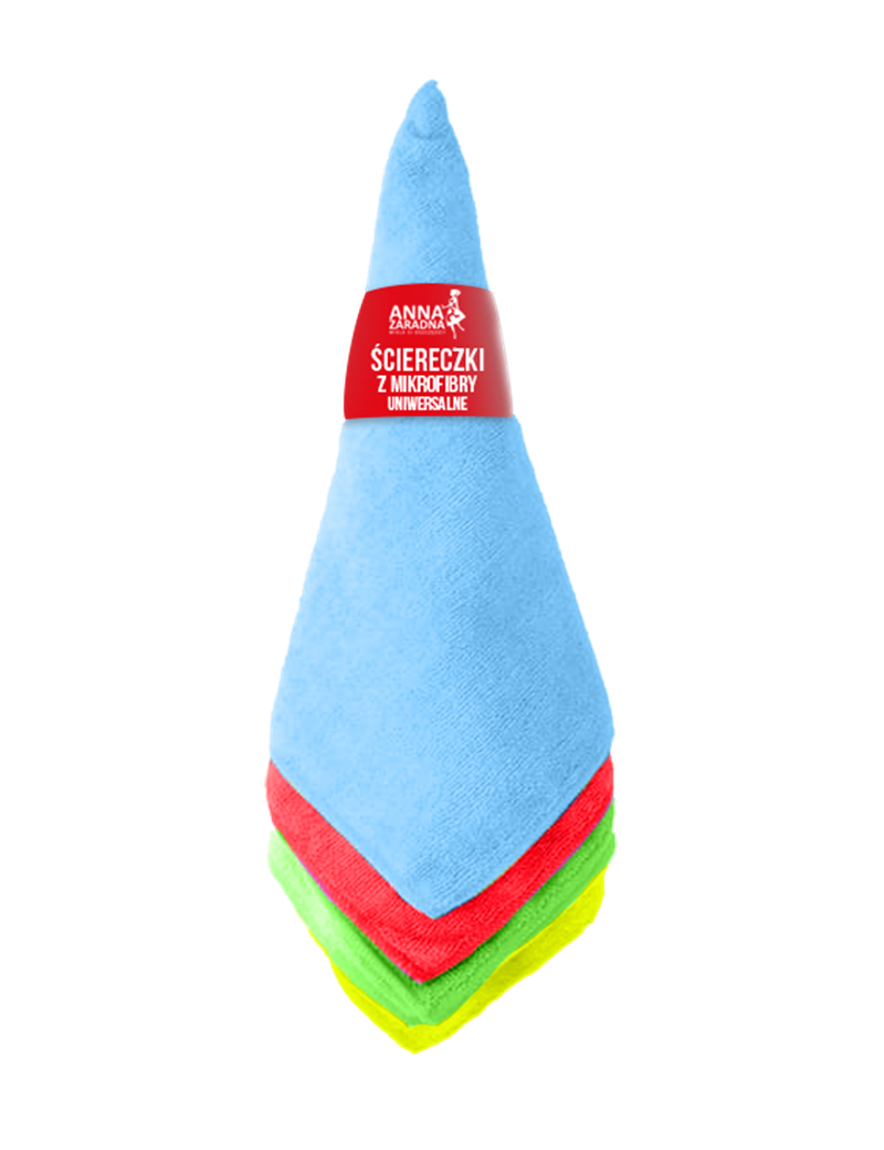 Ściereczki z mikrofibry uniwersalne 4szt Anna Zaradna.png